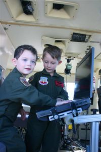 Boys at Nellis AIRSHOW