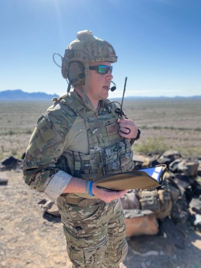 military radio desert