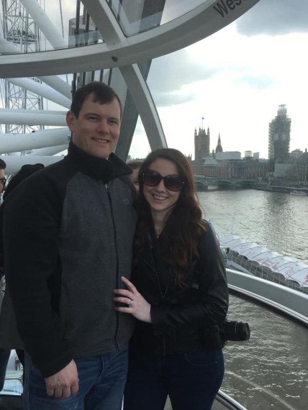 View of Big Ben and Parliment from London Eye