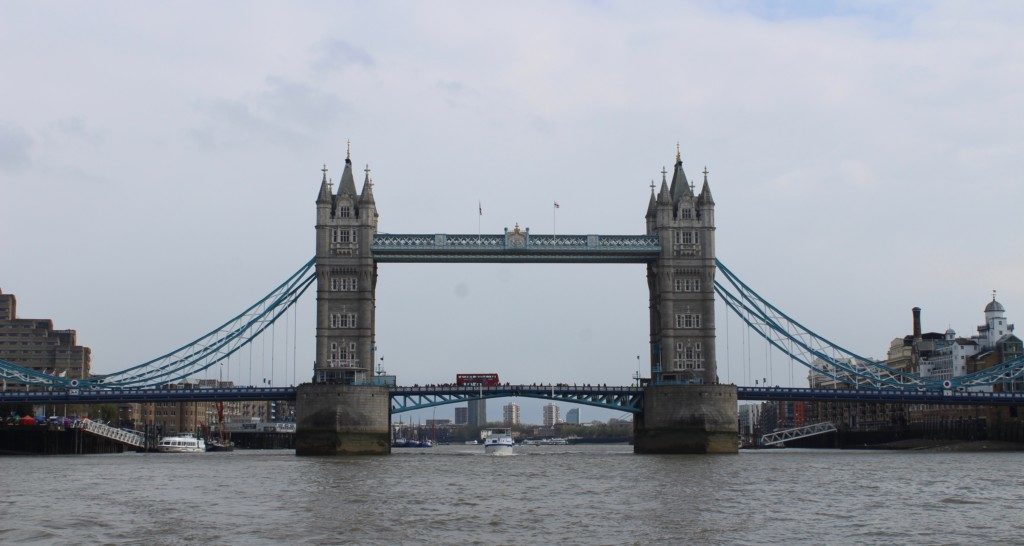 Tower Bridge in London, England