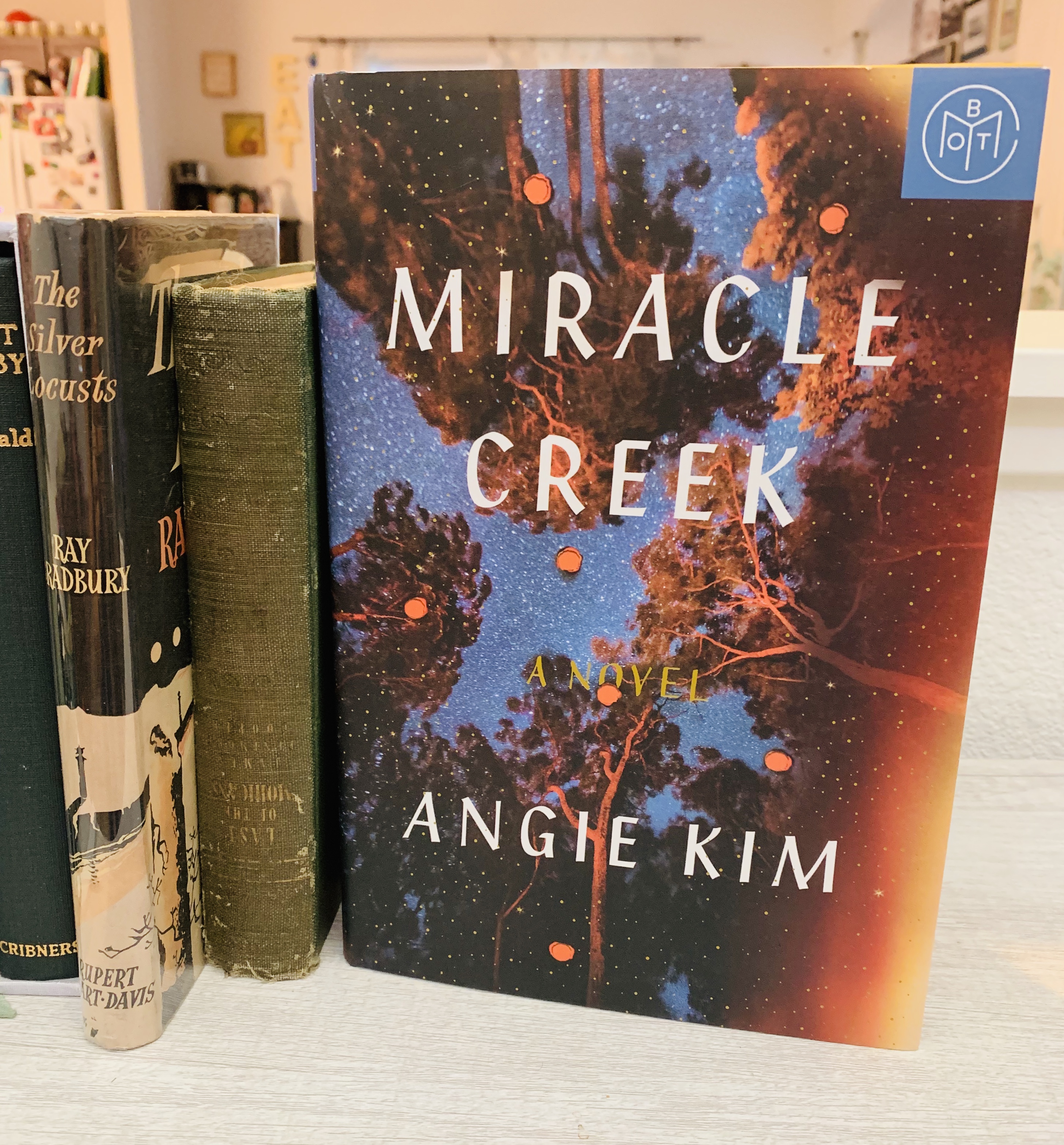 Miracle Creek book on bookshelf