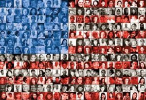 american flag mosaic where you are from