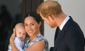duke and duchess of sussex and baby