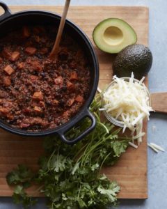 black bean chili fall food