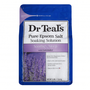 Dr Teals Pure Epsom Salt for gentle parenting