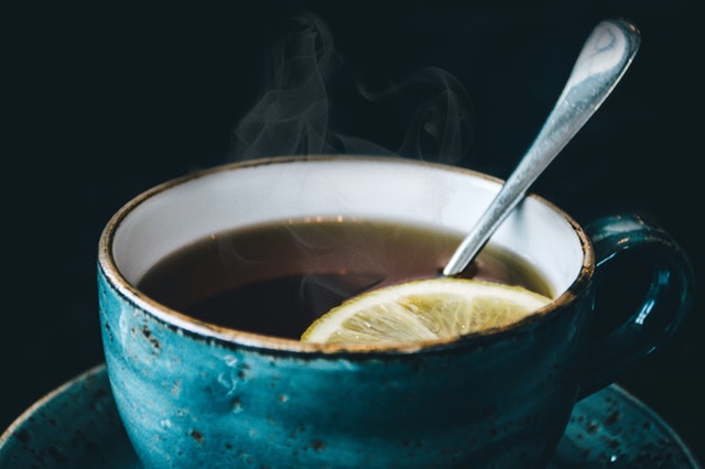 hygge image of hot tea