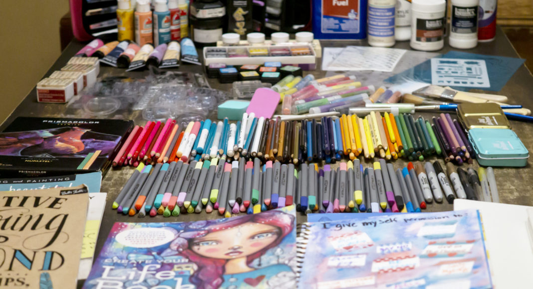 art journaling supplies