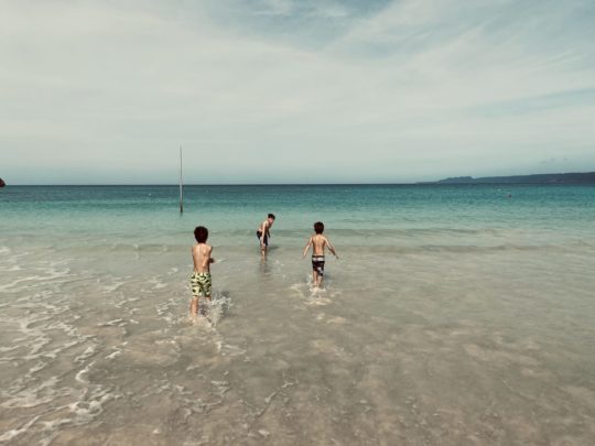 children at the beach a blessing in life