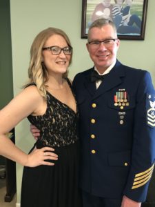 military couple in uniform