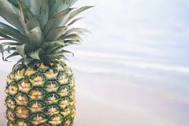 pineapple on the beach