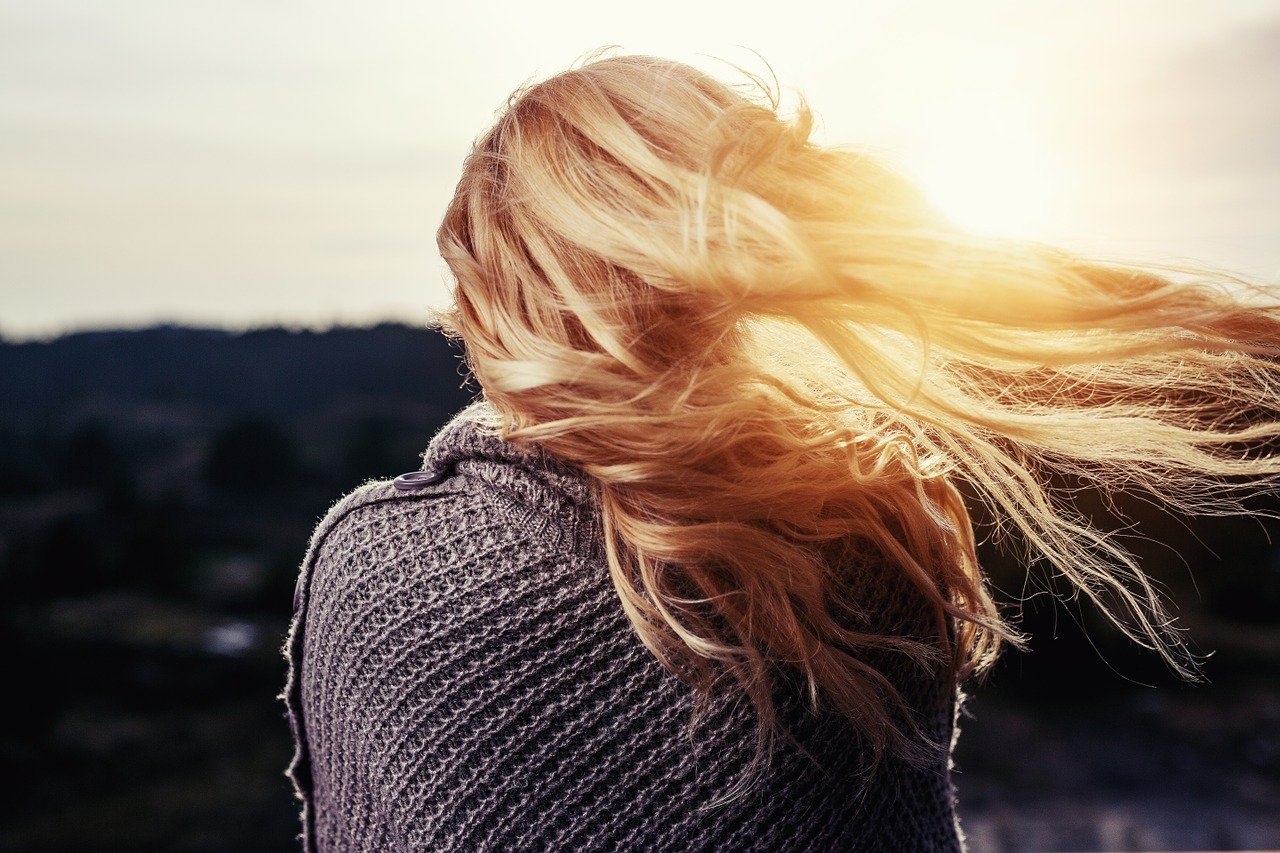 woman standing alone