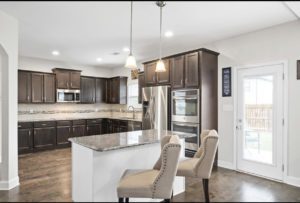 empty kitchen in our house