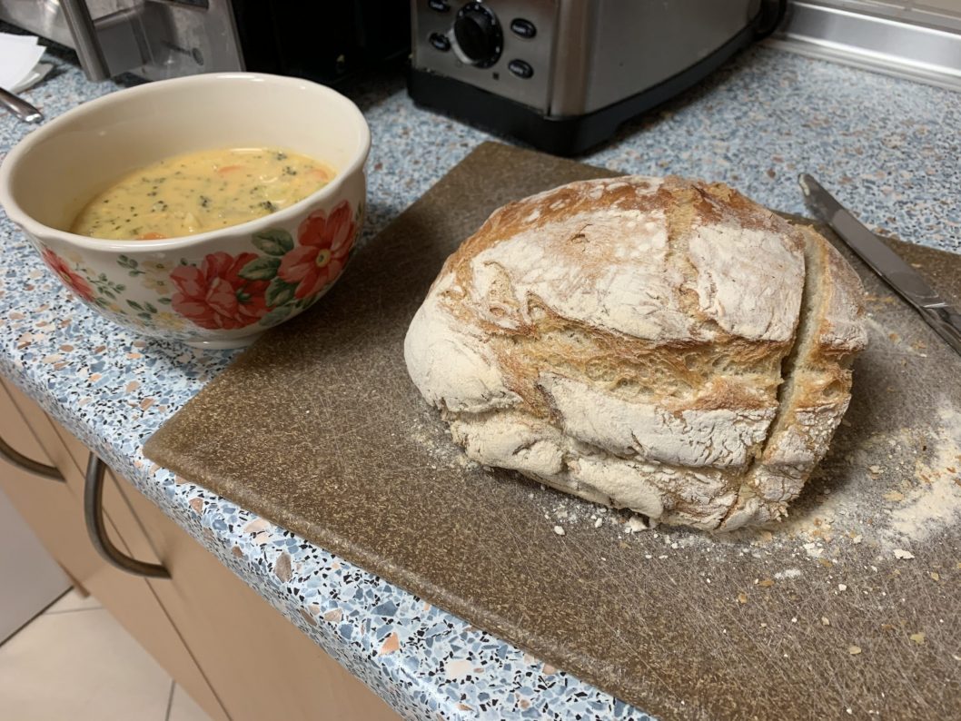 homemade food on a countertop