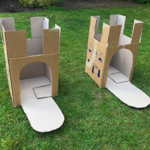 cardboard castles