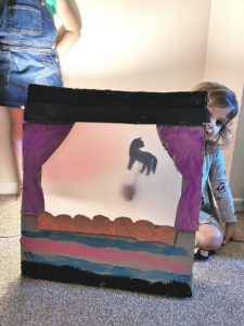 cardboard shadow theater