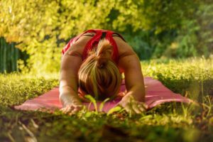 child's pose yoga