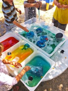 sensory bins for summer activities for kids