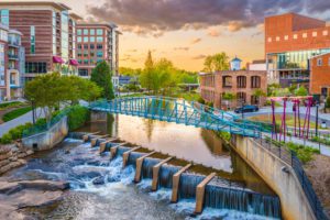 Greenville, South Carolina, USA Cityscape