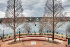 Riverwalk by the Savannah River at Augusta, Georgia