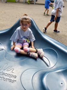 child on playground