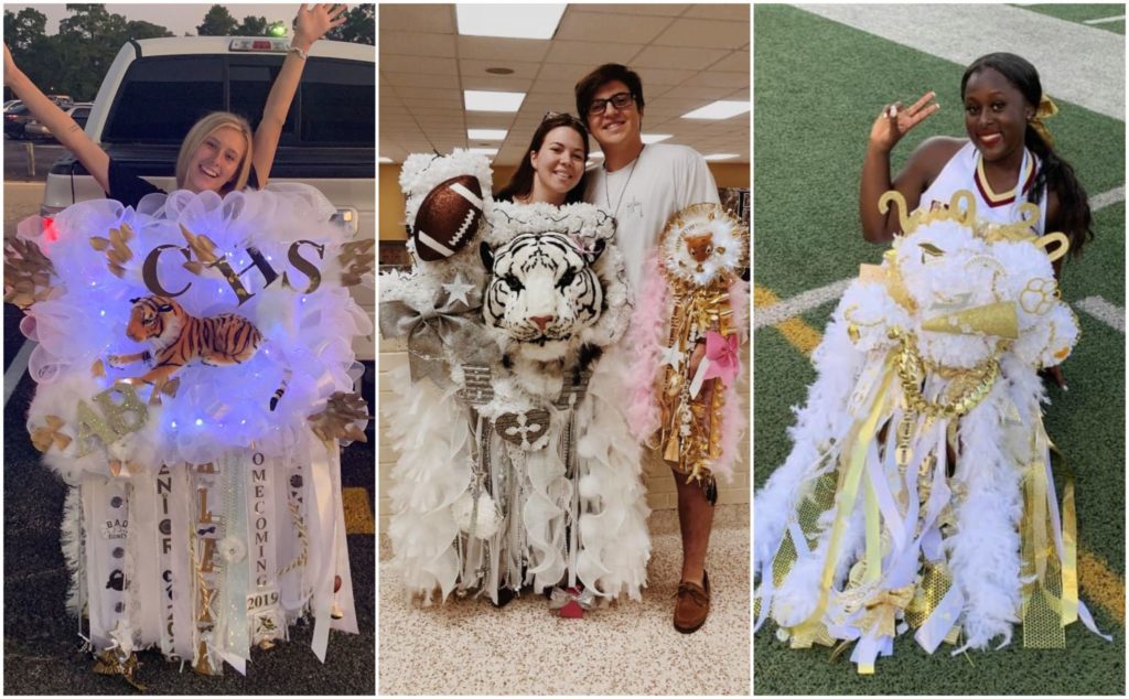 texas homecoming mums