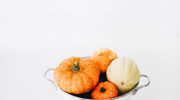 pumpkins in a colander