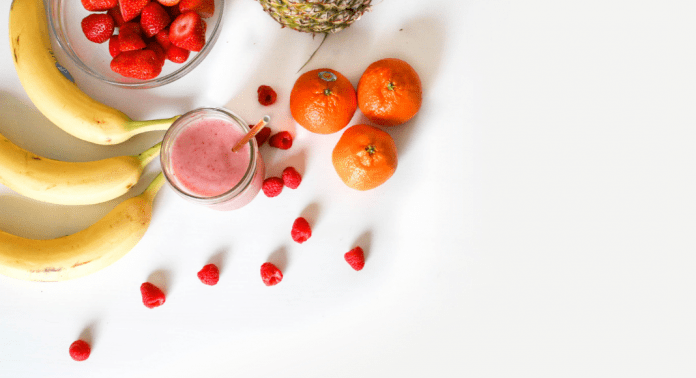 multiple fruits as snack