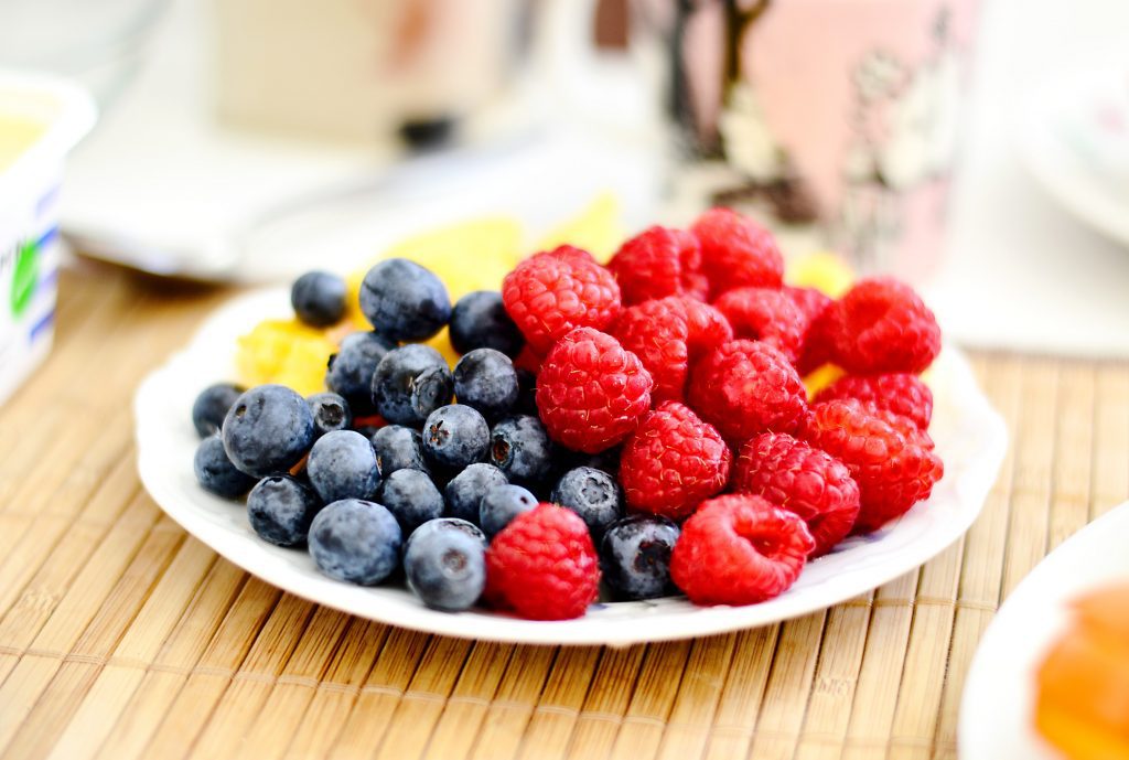 berries as a snack