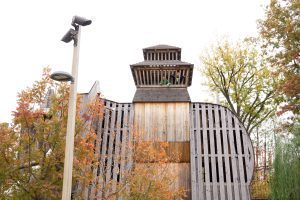 wooden tower