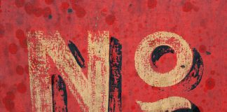 Self-Care: The Art of Saying No No on red background