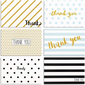 bulk pack of thank you cards