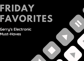 Friday Favorites Gerry's Electronic Must-Haves with grey and white keys