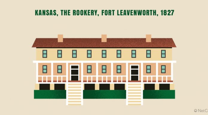 Graphic of The Rookery, Fort Leavenworth