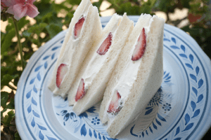 strawberry sandwiches