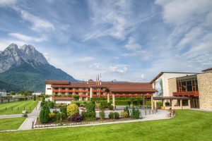 Aerial view of Edelweiss Lodge and Resort