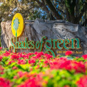 Shade of Green resort sign