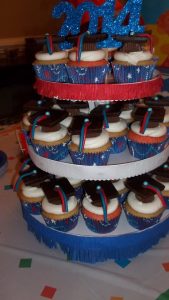 Graduation party cupcakes