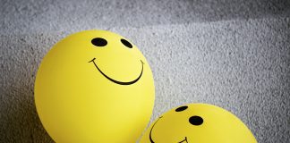 5 Ways to Make Every Day A Positive Day three yellow balloons with smiley faces on them