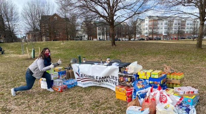 SFI Day of Service, collecting food for law enforcement impacted by the capital attacks on January 6, 2021