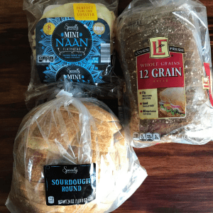 various bread products from Aldi