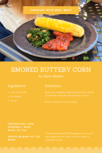 SMoked Buttery Corn Recipe Card