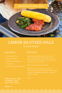 Lemon Sauteed Kale Recipe Card