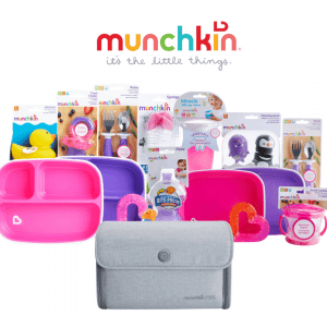 Munchkin prize pack Munchkin Prize Pack with UV Light Sterilizer, and weaning and feeding supplies from Munchkin.