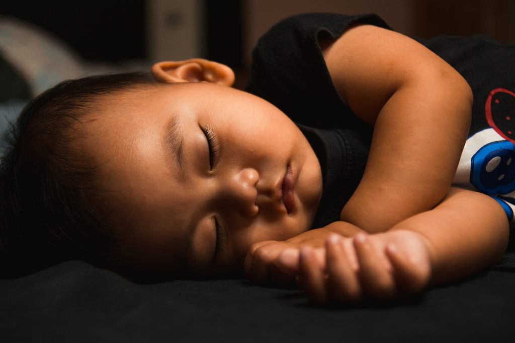 infant boy sleeping