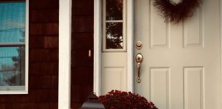 Fall Refresh – 3 Ways to Prepare Your Home for the New Season fall decor outside of a front door and porch