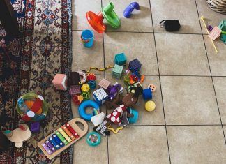 Learning How to Live in Your Season toys scattered on the floor