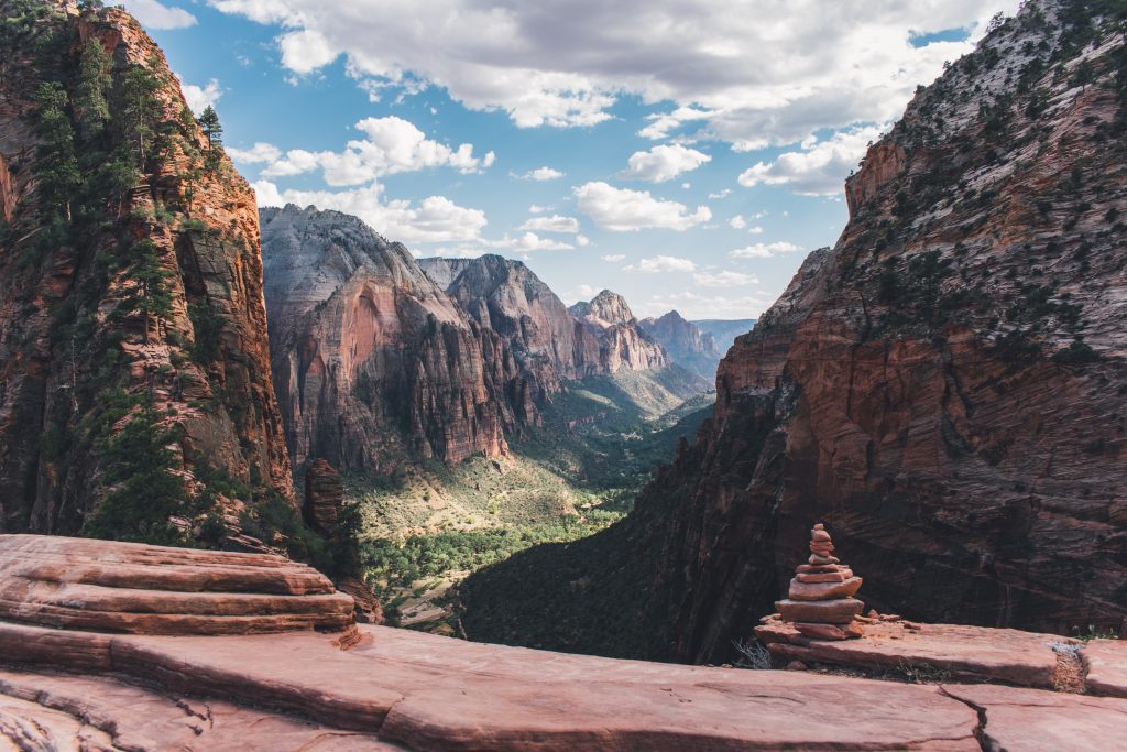 view of Zion National Park