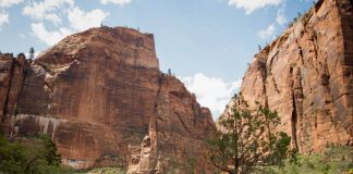 Say Yes, and Take the Hike two women hiking in Zion National Park