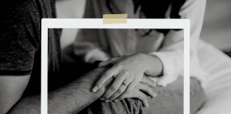 4 Tips to Have More Sex couple embracing hands on a bed in black and white with "4 Tips to Have More Sex" in text