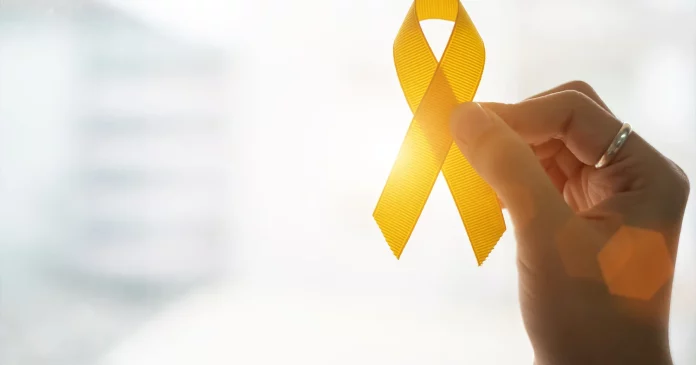 Childhood Cancer ribbon